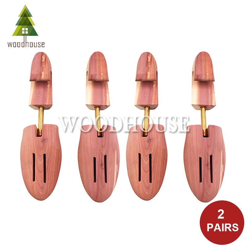 Shoe Tree Cedar - 2-PACK Men's and Women's Single Tube