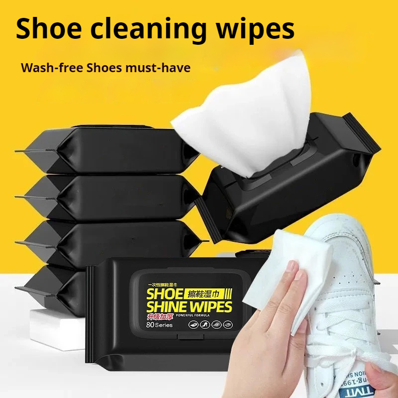Sneaker Care Wipes - New Disposable Shoe Clean Wipes White